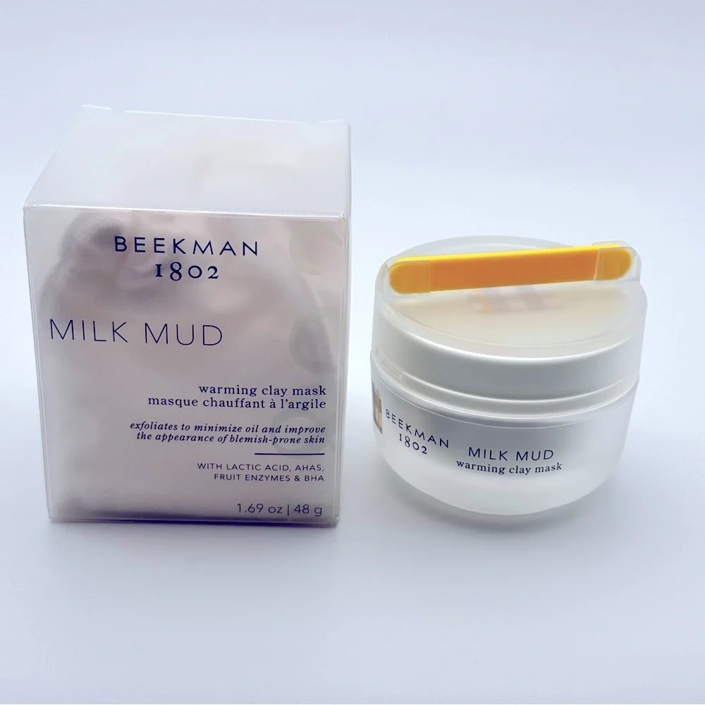 Beekman 1802 Milk Mud Warming Clay Mask 1.69 oz Lactic Acid Exfoliating NIB